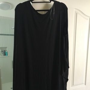 Black poncho/ cape- light weight Cotten